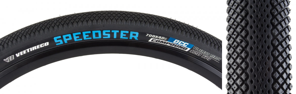 VEE TIRE & RUBBER TIRE VEE SPEEDSTER 700x40 BK/BK FOLD/120/TLR/DCC/B-PROOF E25 - VEE TIRE & RUBBER