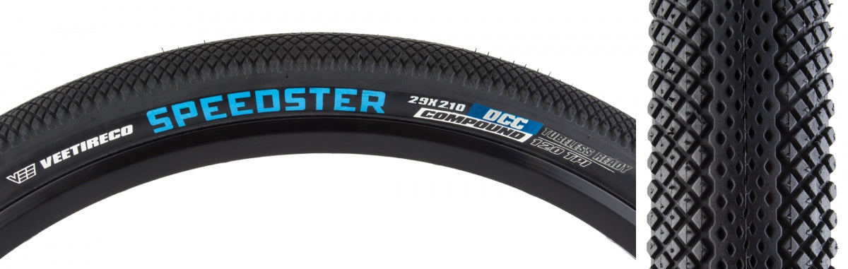 VEE TIRE & RUBBER TIRE VEE SPEEDSTER 29x2.1 BK/BK FOLD/120/TLR/DCC/B-PROOF E25 - VEE TIRE & RUBBER