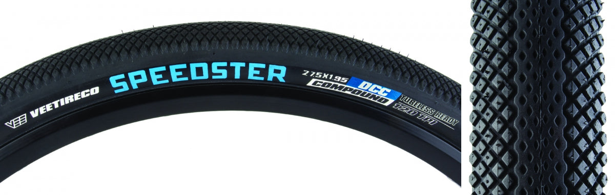 VEE TIRE & RUBBER TIRE VEE SPEEDSTER 27.5x1.95 BK/BK FOLD/120/TLR/DCC/B-PROOF E25 - VEE TIRE & RUBBER