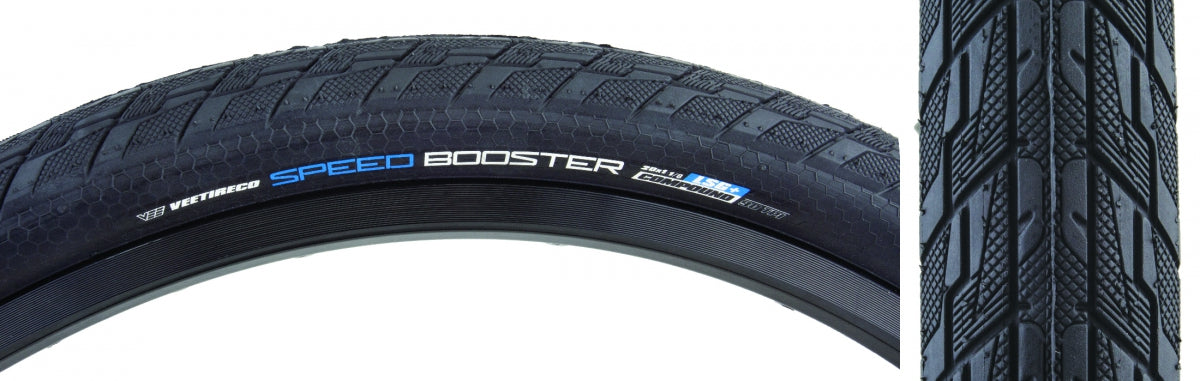 VEE TIRE & RUBBER TIRE VEE SPEEDBOOSTER 20x1-1/8 BK/BK FOLD/90/LSG+ - VEE TIRE & RUBBER