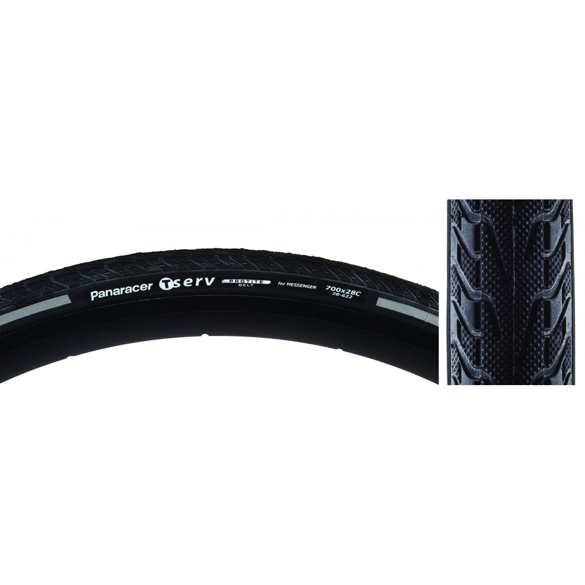 PANARACER TIRE PAN TSERV PROTITE 700x28 FOLD BK/BK/REF - PANARACER