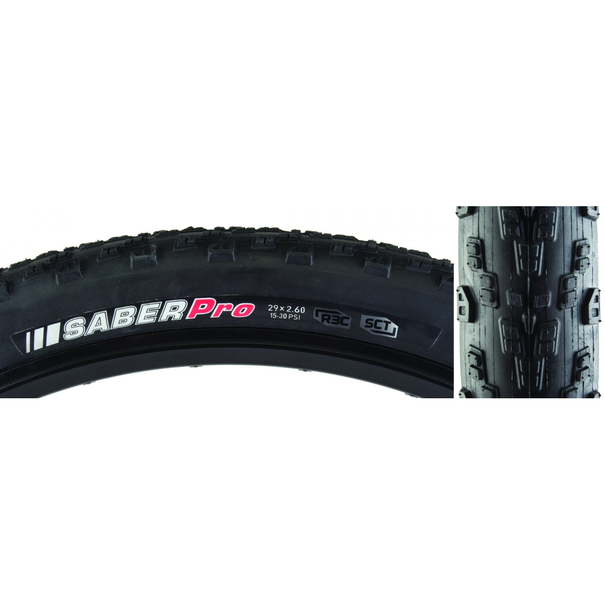 KENDA TIRE KEN SABER PRO 29x2.6 BK/BK R3C/KSCT/TLR FOLD 30psi - KENDA