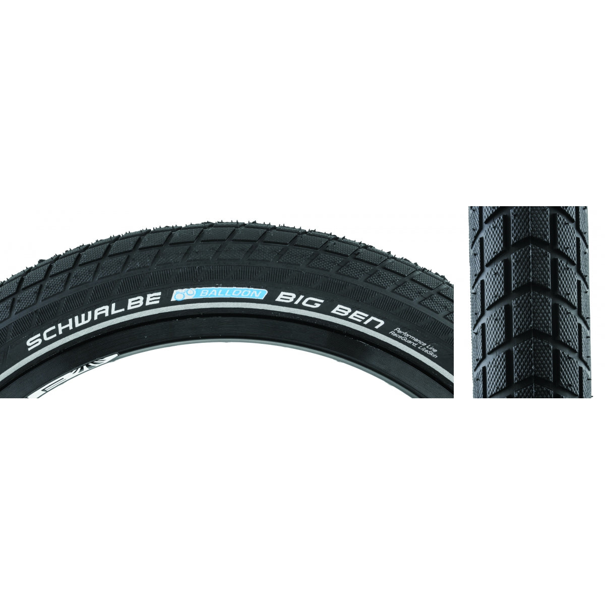 SCHWALBE TIRE SWB BIG BEN 27.5x2.00 PERF LITE R-GUARD BK/BSK/REF ENDURANCE E50 WIRE - SCHWALBE
