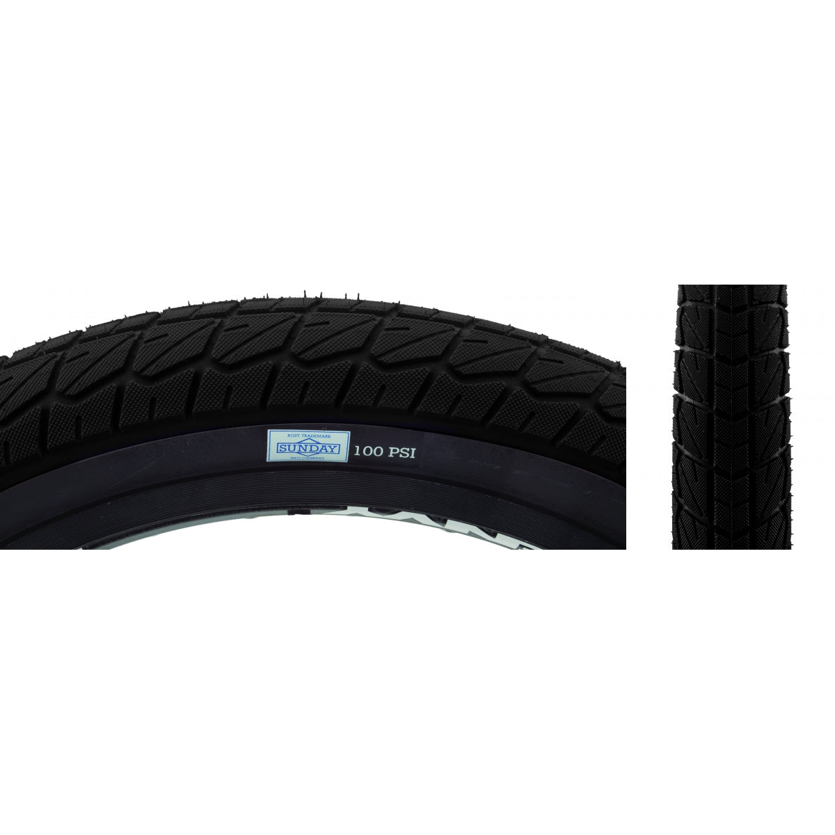 SUNDAY TIRE SUNDAY CURearENT 20x2.25 BK/BK WIRE - SUNDAY