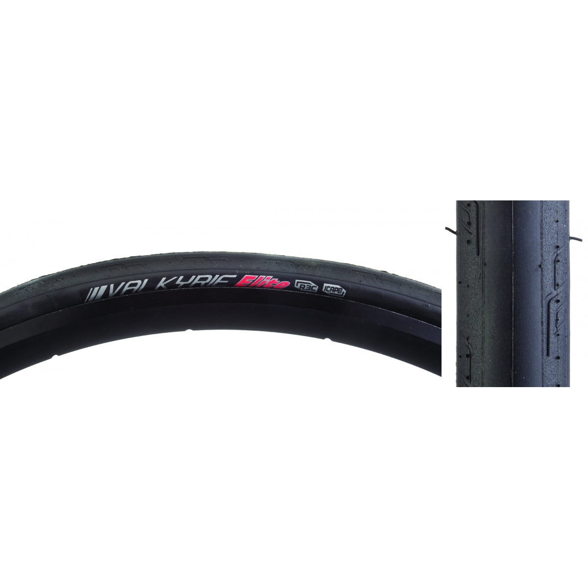KENDA TIRE KEN VALKYRIE ELITE 700x28 BK/BK R3C/ICAPB/60 FOLD 100psi - KENDA