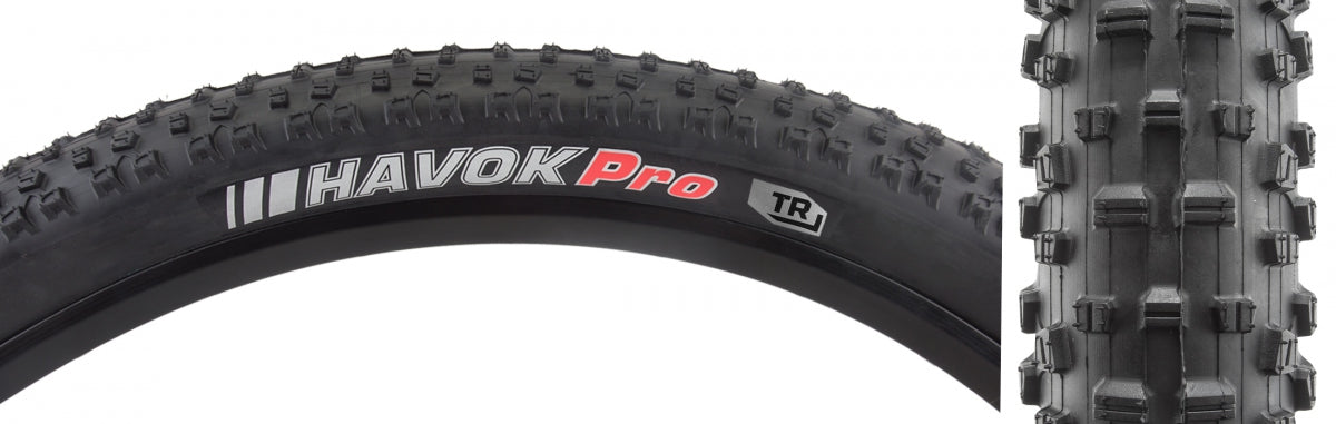 KENDA TIRE KEN HAVOK PRO 27.5x2.6 BK/BSK DTC/TR/TR/120 FOLD 15-30psi - KENDA