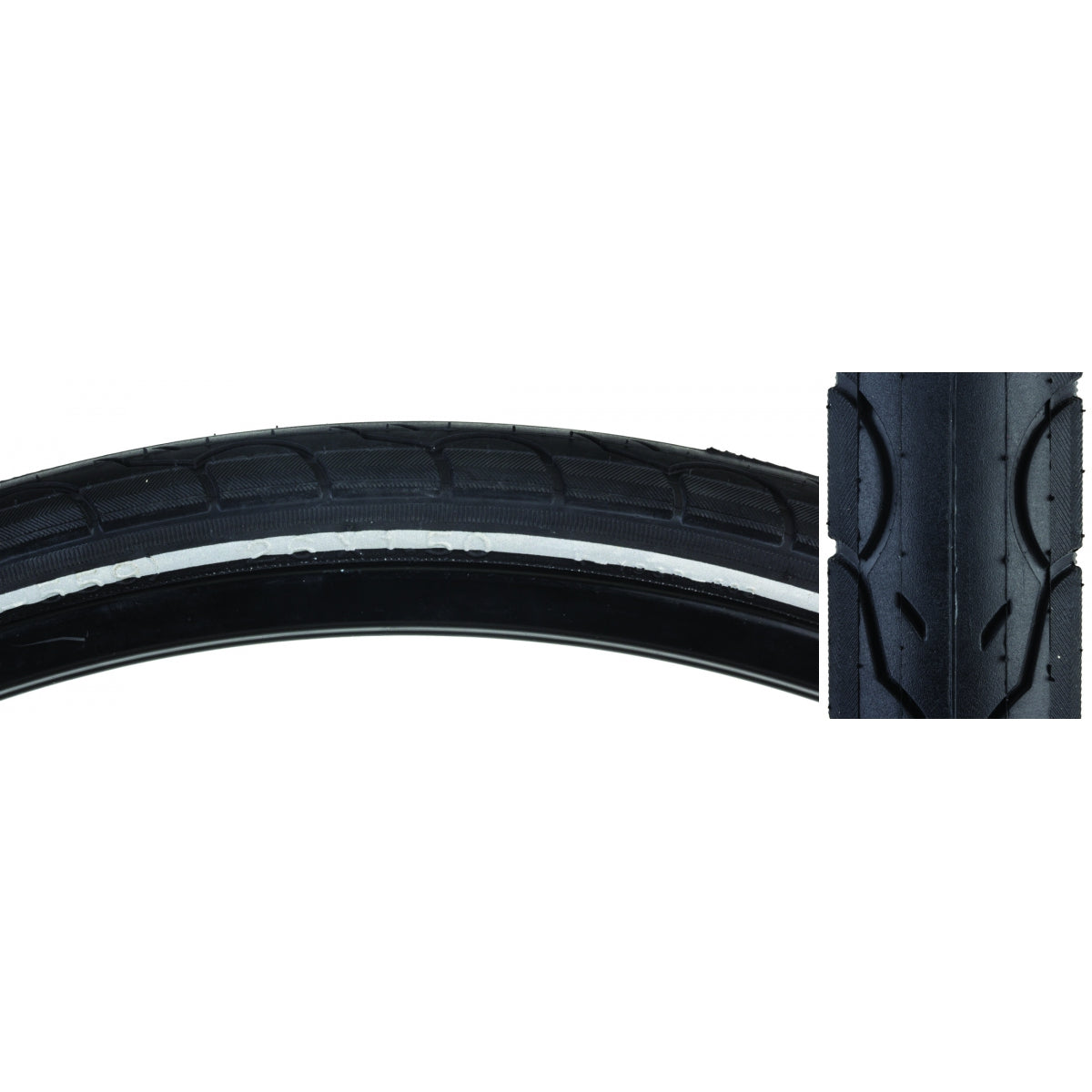KENDA TIRE KEN KWEST 26x1.25 BK/BK/REF PRC/60 WIRE 100psi - KENDA