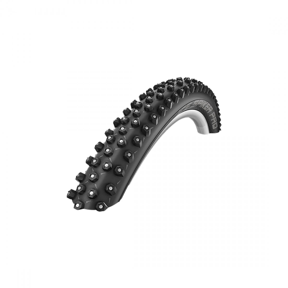 SCHWALBE TIRE SWB ICE SPIKER PRO 26x2.1 PERF LITE R-GUARD BK/BSK 361-STUD-SNOW WIRE - SCHWALBE