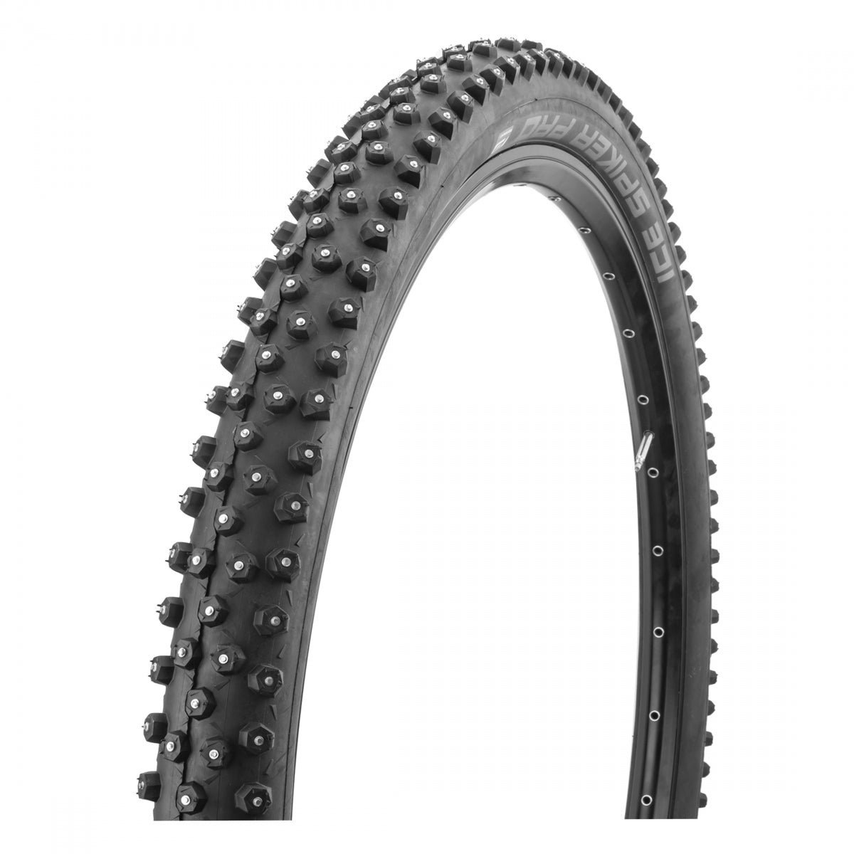SCHWALBE TIRE SWB ICE SPIKER PRO 27.5x2.25 PERF LITE R-GUARD BK/BSK 378-STUD-SNOW WIRE - SCHWALBE