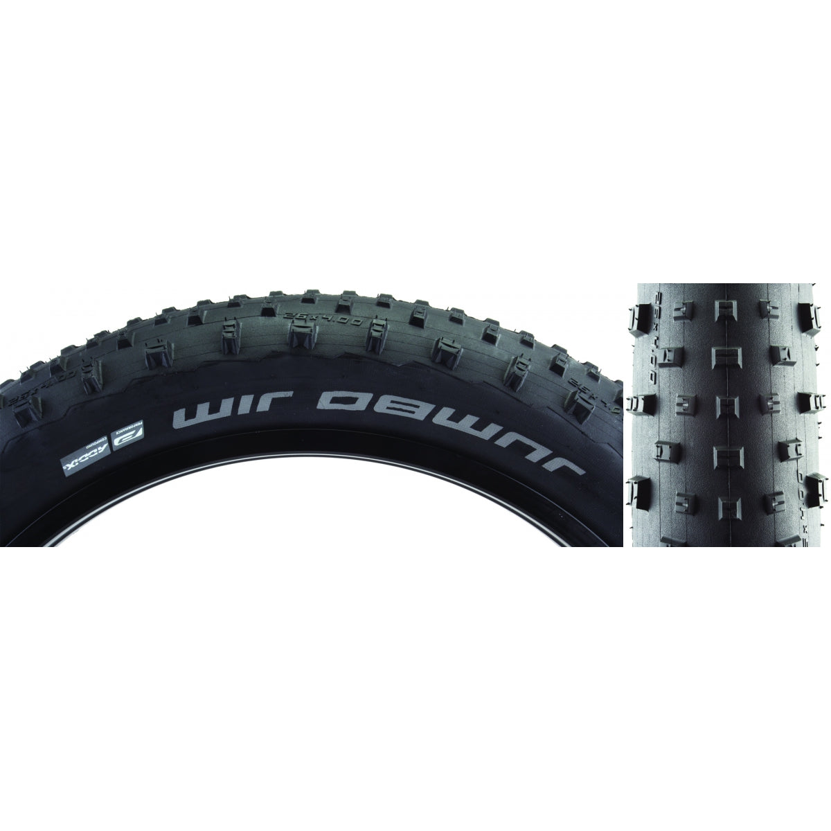 SCHWALBE TIRE SWB JUMBO JIM 26x4.0 PERF LITE BK/BSK ADDIX FOLD - SCHWALBE
