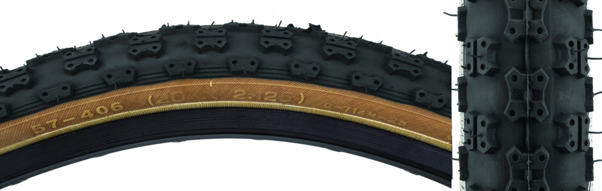 SUNLITE TIRE SUNLT 20x2.125 BK/SK MX3 C714 WIRE - SUNLITE
