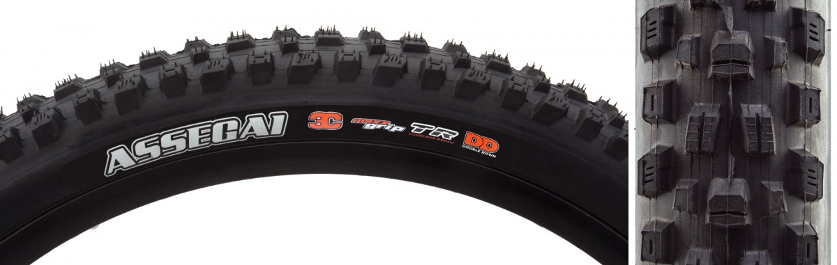 MAXXIS TIRE MAX ASSEGAI 27.5x2.5 BK FOLD/120x23CG/DD/TR/WT - MAXXIS