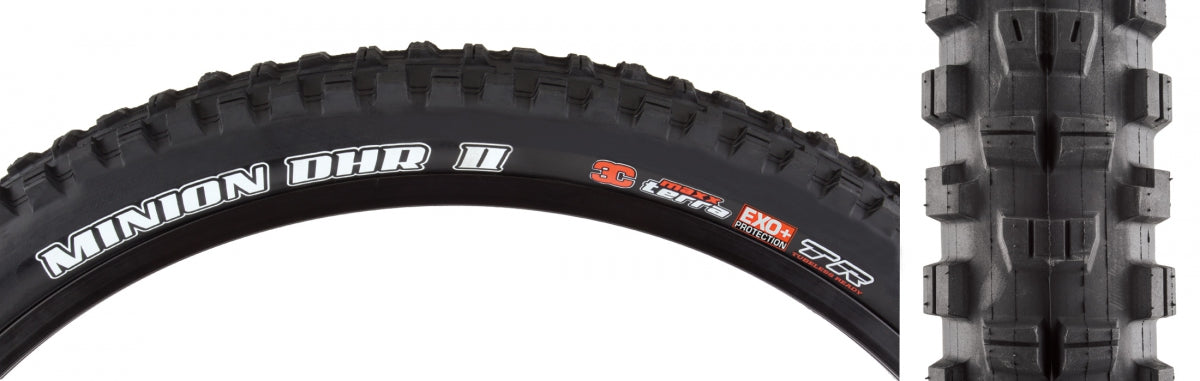 MAXXIS TIRE MAX MINION DHR II 27.5x2.8 BK FOLD/60 TERearA/EXO+/TR - MAXXIS