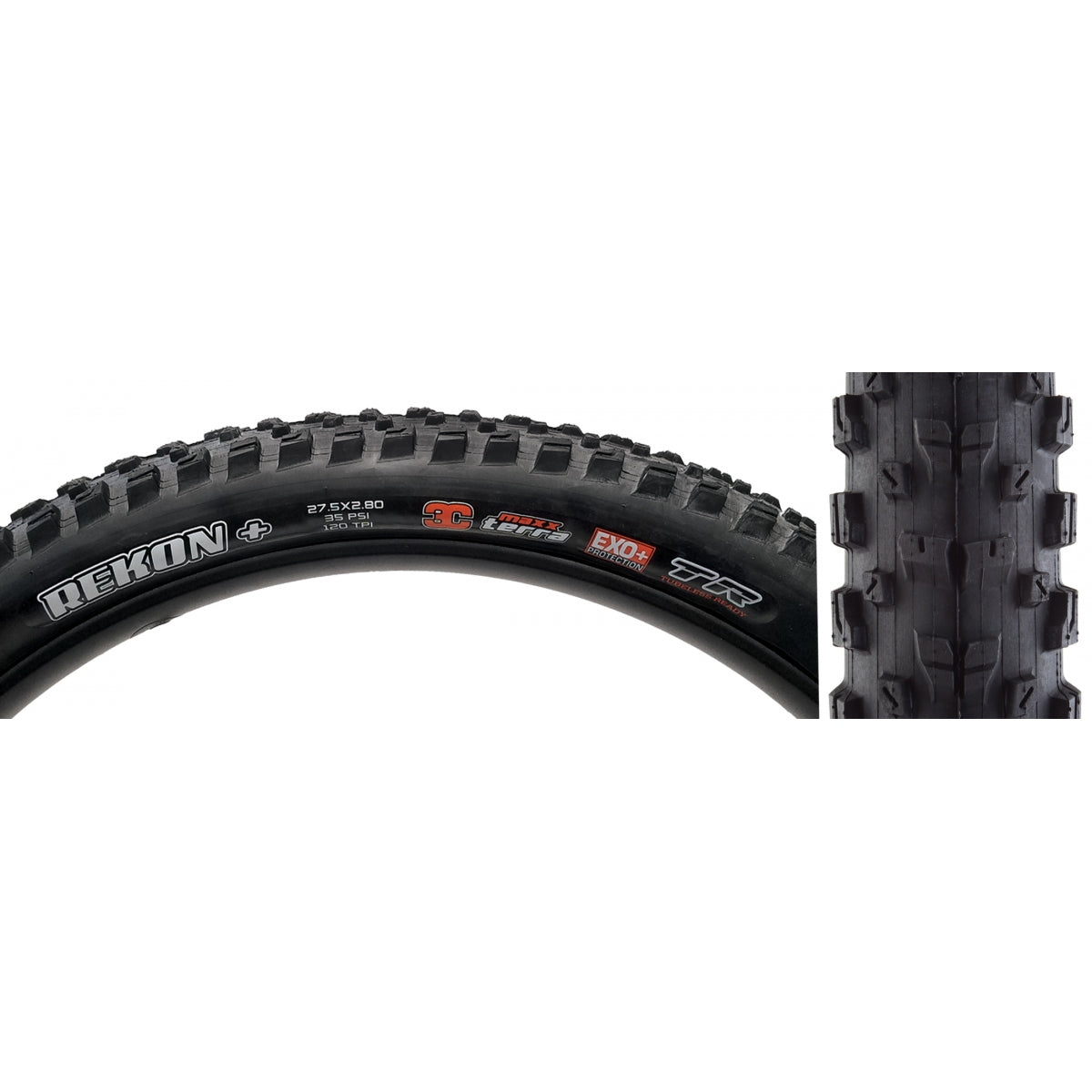 MAXXIS TIRE MAX REKON+ 27.5x2.8 BK FOLD/120 TERearA/EXO+/TR - MAXXIS