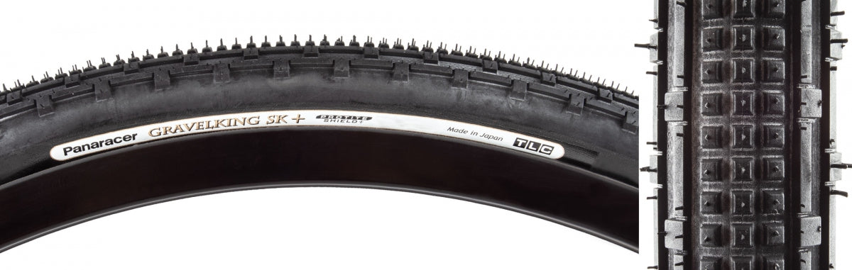 PANARACER TIRE PAN GRAVELKING SK+ 700x50 FOLD TBLS BK/BK - PANARACER