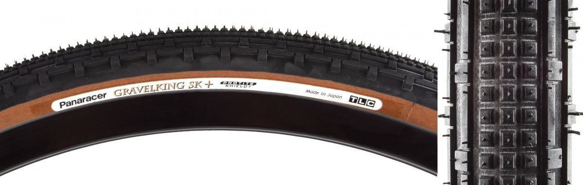 PANARACER TIRE PAN GRAVELKING SK+ 700x50 FOLD TBLS BK/BN - PANARACER