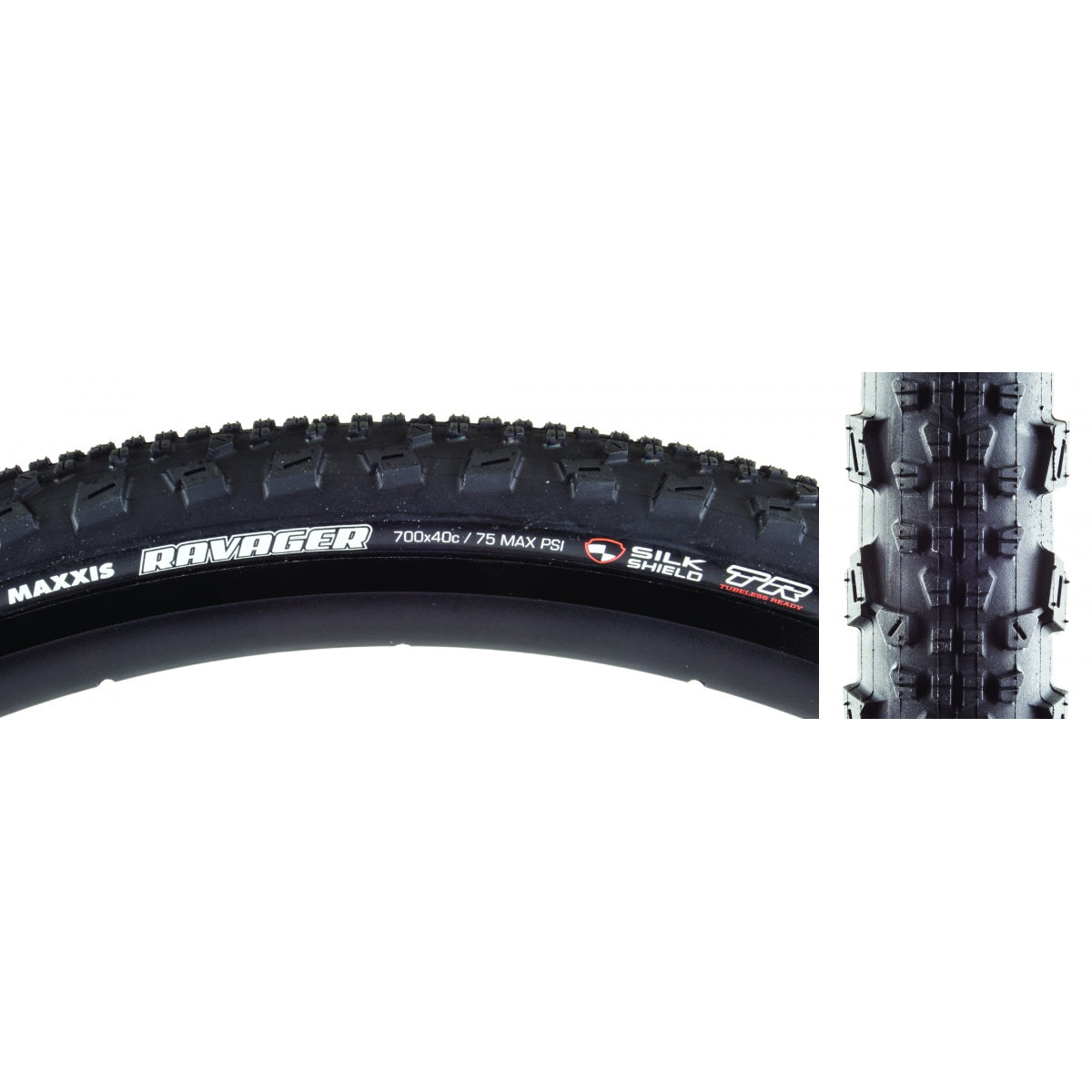 MAXXIS TIRE MAX RAVAGER 700x40 BK FOLD/60 DC/SS/TR - MAXXIS