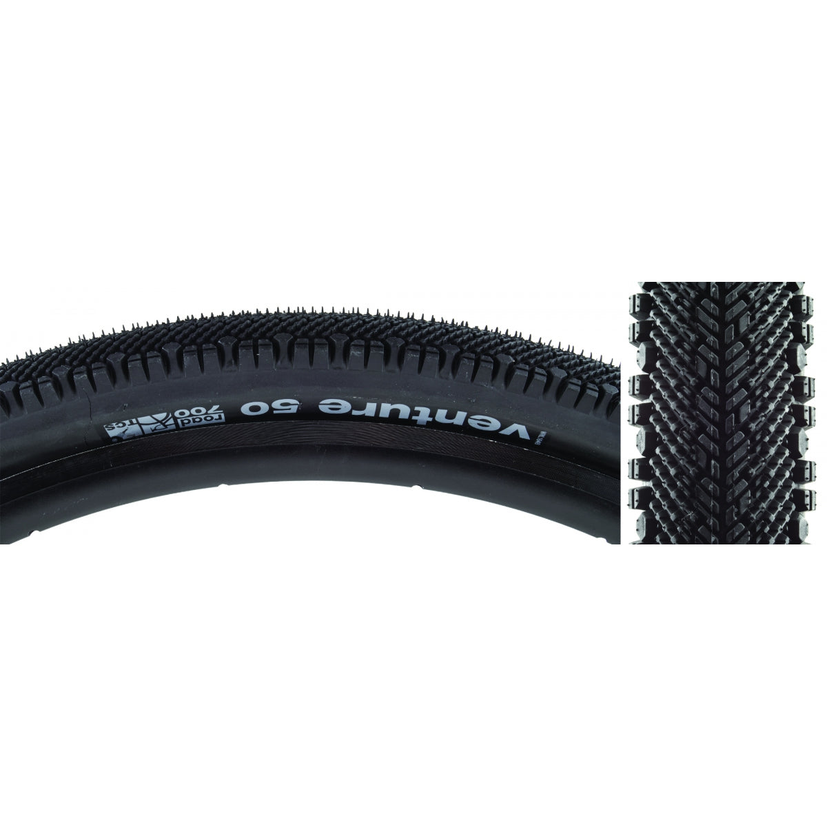 WTB TIRE WTB VENTURE 700x50 BK/BK ROAD TCS FOLD - WTB