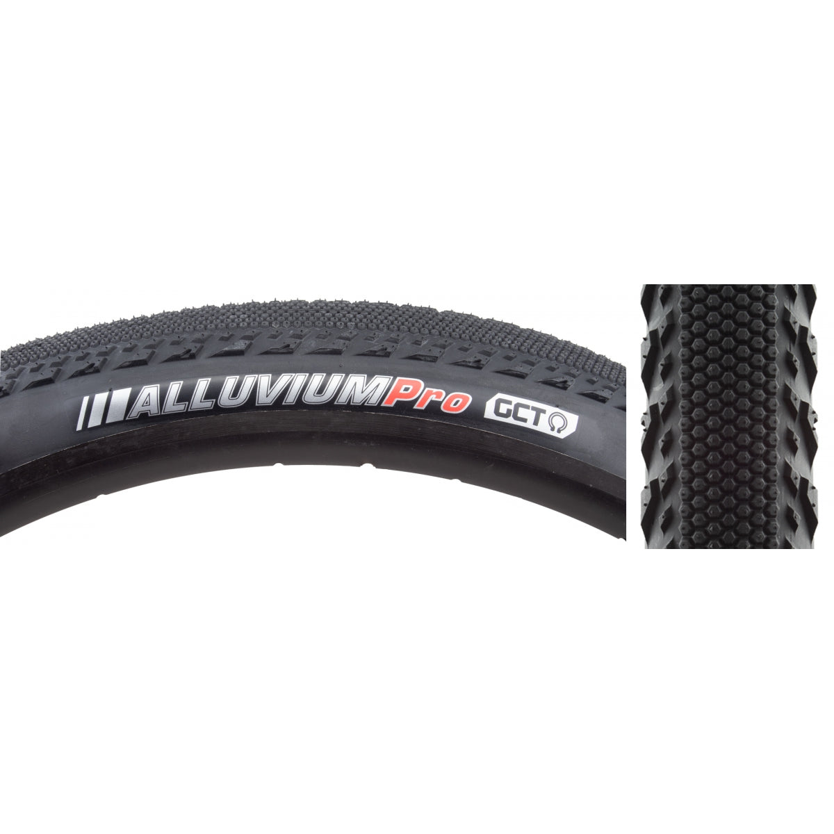 KENDA TIRE KEN ALLUVIUM PRO 700x40 BK/BK/REF GCT/TLR/120 FOLD 50psi - KENDA