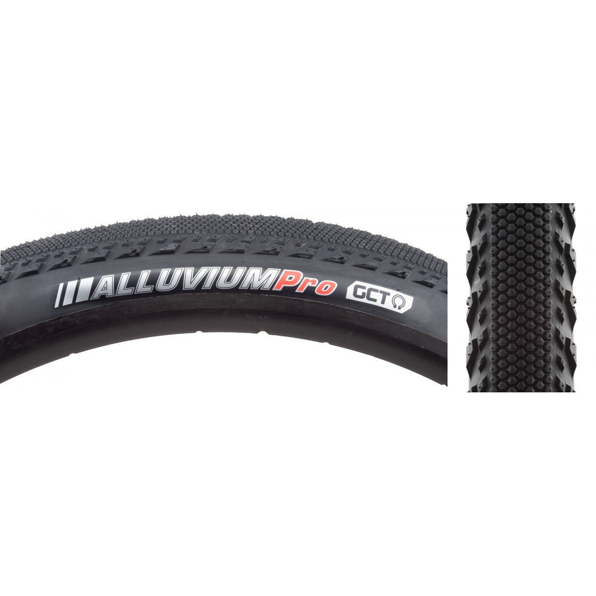 KENDA TIRE KEN ALLUVIUM PRO 700x35 BK/BK/REF GCT/TLR/120 FOLD 50psi - KENDA