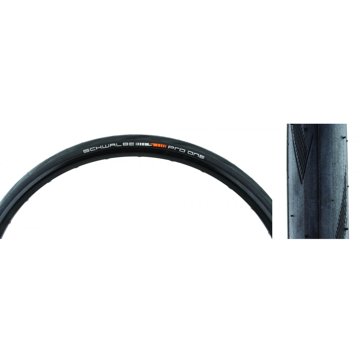 SCHWALBE TIRE SWB PRO ONE 700x25 EVO V-GUARD BK/BSK ADDIX RACE FOLD - SCHWALBE