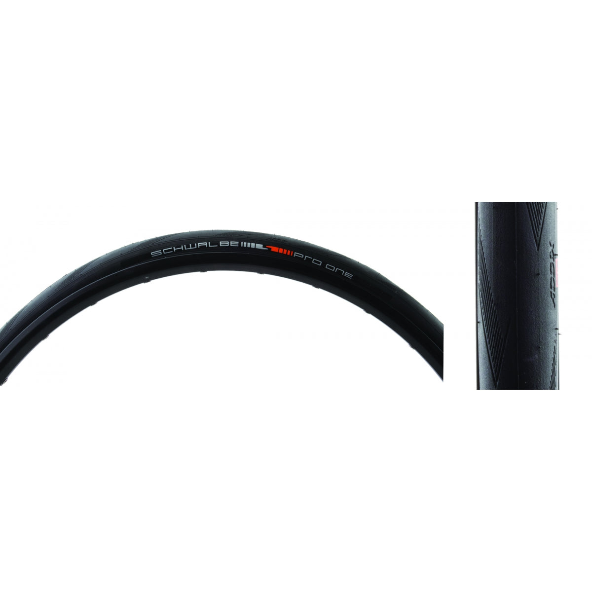 SCHWALBE TIRE SWB PRO ONE 700x28 EVO V-GUARD BK/BSK ADDIX RACE TLE FOLD - SCHWALBE