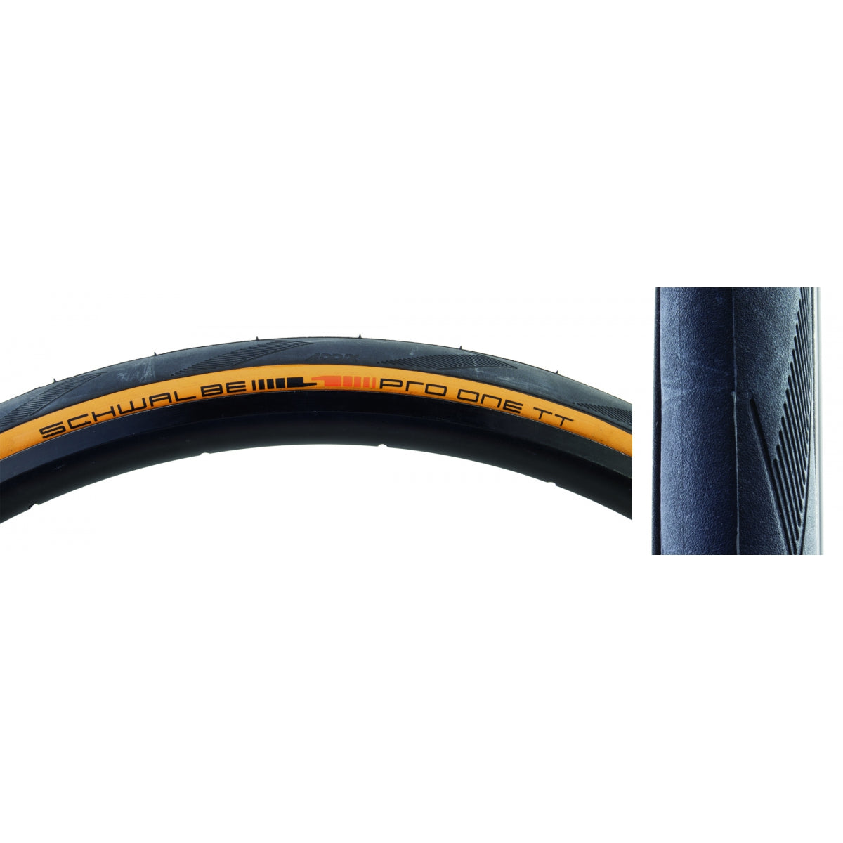SCHWALBE TIRE SWB PRO ONE TT 700x28 BK/YSK ADDIX RACE TLE FOLD - SCHWALBE