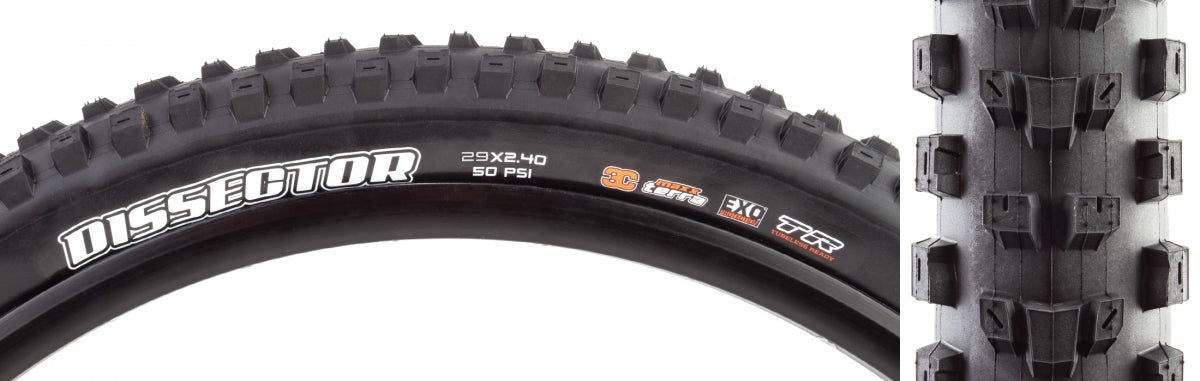 MAXXIS TIRE MAX DISSECTOR 29x2.4 BK FOLD/60 3CT/EXO/TR - MAXXIS
