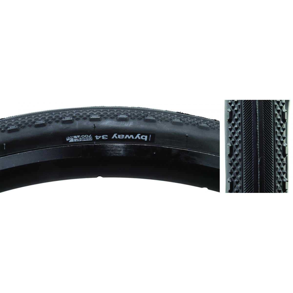 WTB TIRE WTB BYWAY 700x34 BK/BK ROAD TCS FOLD - WTB