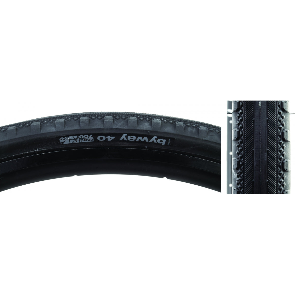 WTB TIRE WTB BYWAY 700x40 BK/BK ROAD TCS FOLD - WTB