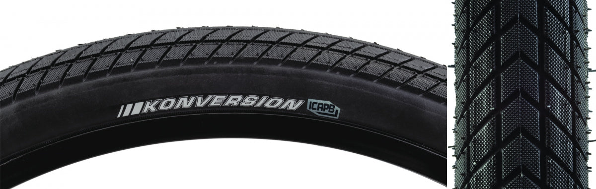 KENDA TIRE KEN KONVERSION ELITE 24x1.75 BK/BK DTC/ICAPB/60 FOLD 100psi - KENDA