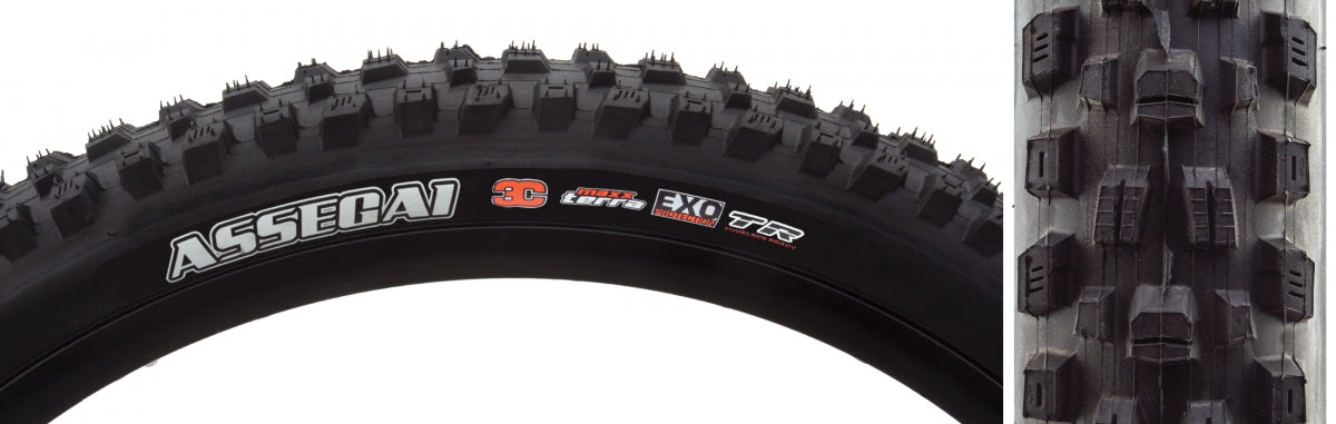 MAXXIS TIRE MAX ASSEGAI 27.5x2.6 BK FOLD/120 3CT/EXO/TR/WT - MAXXIS