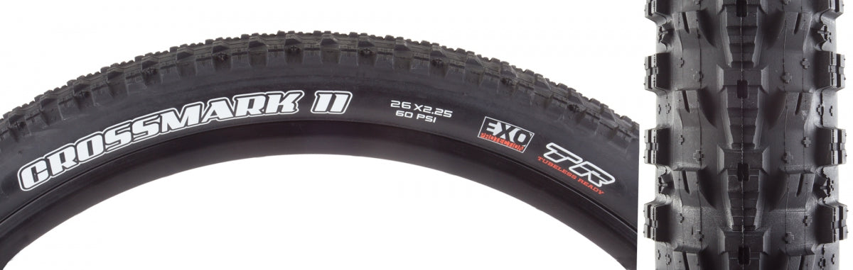 MAXXIS TIRE MAX CROSSMARK II 26x2.25 BK FOLD/60 EXO/TR - MAXXIS