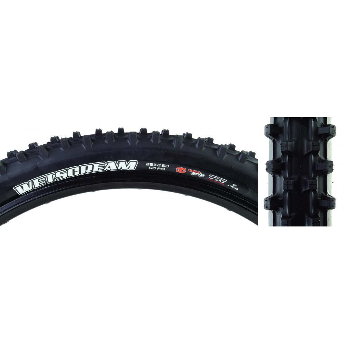 MAXXIS TIRE MAX WETSCREAM 29x2.5 BK FOLD/60x2 3CG/DH/TR - MAXXIS