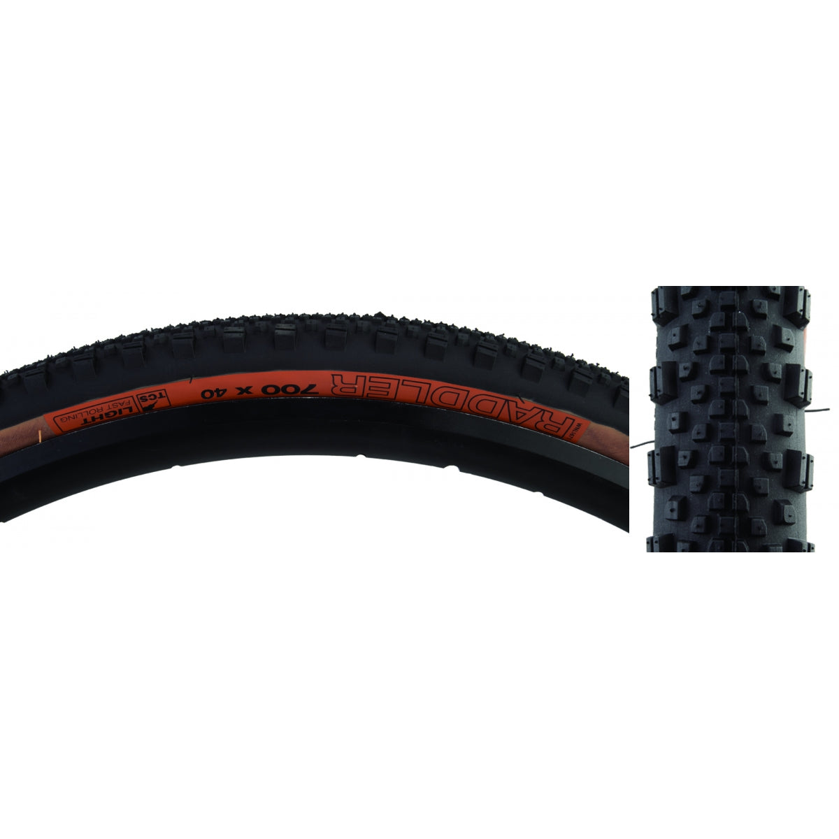 WTB TIRE WTB RADDLER 700x40 BK/SK TCS LIGHT FR FOLD - WTB