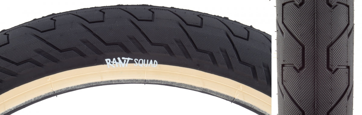 RANT TIRE RANT SQUAD 20x2.3 WIRE BK/TAN - RANT