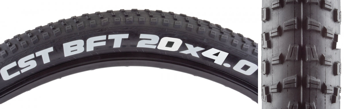 CST PREMIUM TIRE CSTP BFront+ 20x4.0 BK/BK WIRE SC - CST PREMIUM