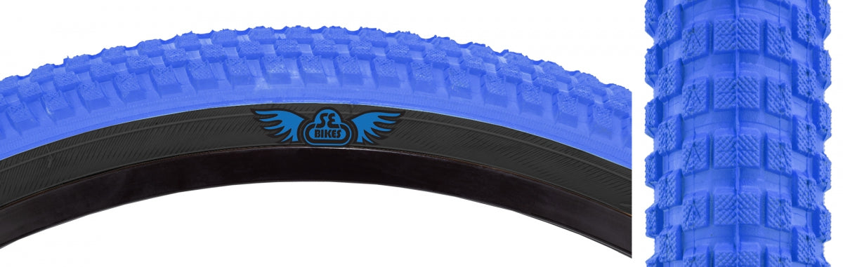 SE BIKES TIRE SE BIKES CUB 24x2.0 BU/BK WIRE/27/MPC - SE BIKES