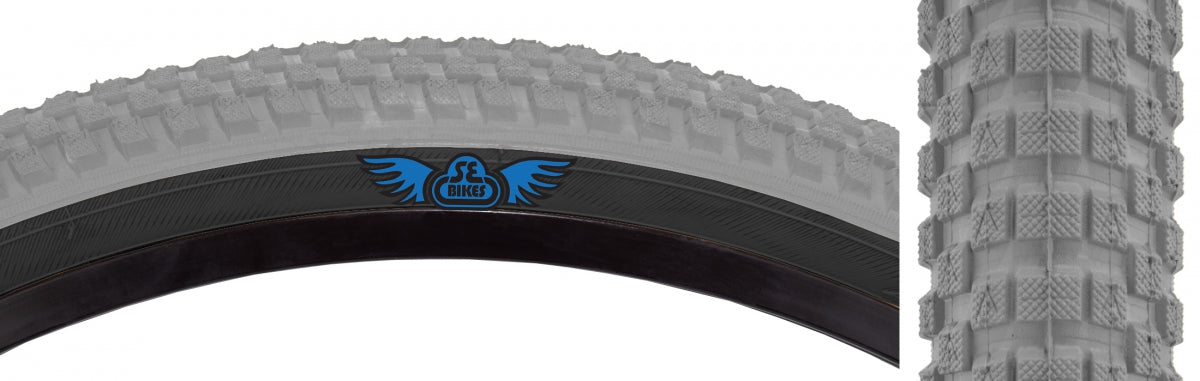 SE BIKES TIRE SE BIKES CUB 26x2.0 GY/BK WIRE/27/MPC - SE BIKES