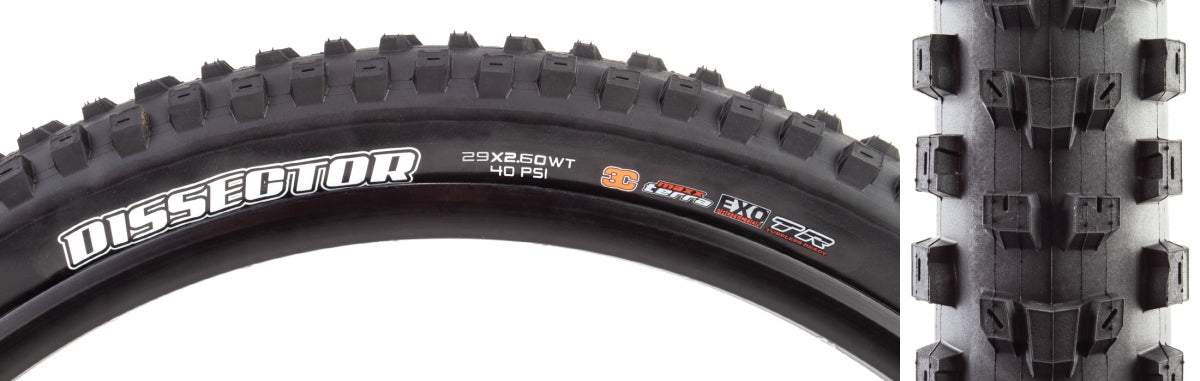 MAXXIS TIRE MAX DISSECTOR 29x2.6 BK FOLD/60 3CT/EXO/TR/WT - MAXXIS