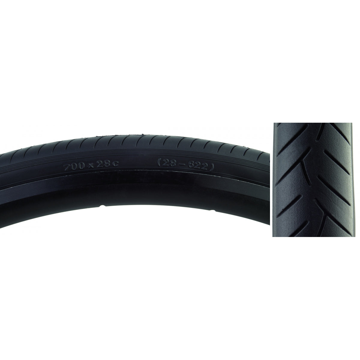 SUNLITE TIRE SUNLT 700x28 BK/BK SMOOTHIE V55 FOLD-CB/30 100psi - SUNLITE