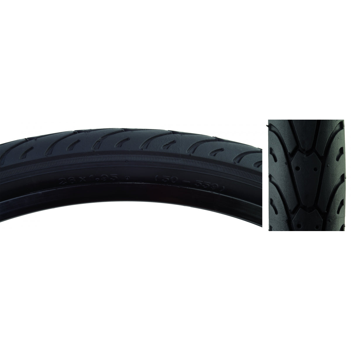 SUNLITE TIRE SUNLT 26x1.95 BK/BK CITY SLICK II FOLD-CB/30 - SUNLITE