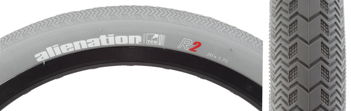 ALIENATION TIRE AN TCS R2 20x1.75 FOLD GY/GY - ALIENATION