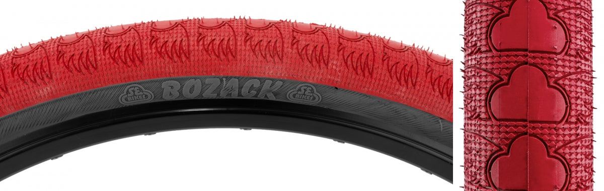 SE BIKES TIRE SE BIKES SE BOZACK 24x2.4 RD/BK WIRE/27/MPC - SE BIKES