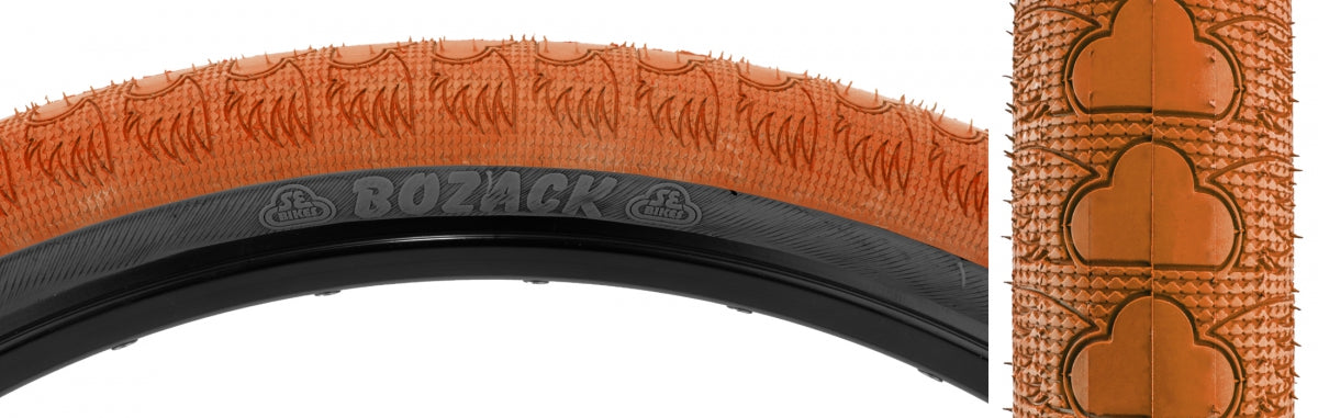 SE BIKES TIRE SE BIKES SE BOZACK 26x2.4 OR/BK WIRE/27/MPC - SE BIKES