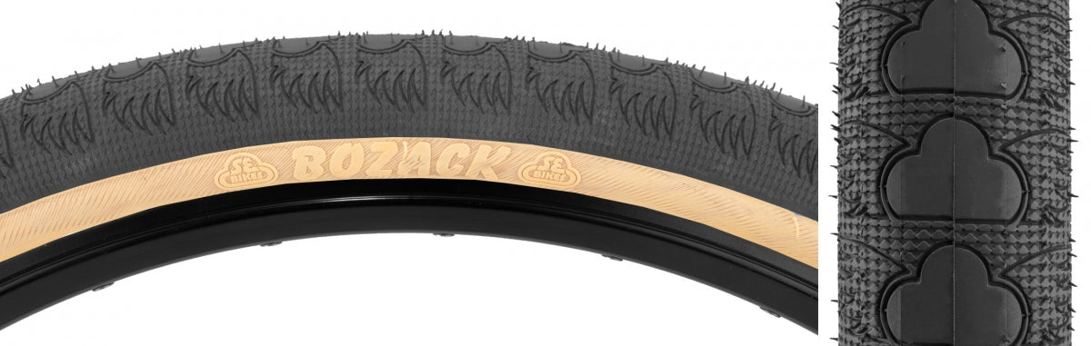 SE BIKES TIRE SE BIKES SE BOZACK 26x2.4 BK/TAN WIRE/27/MPC - SE BIKES