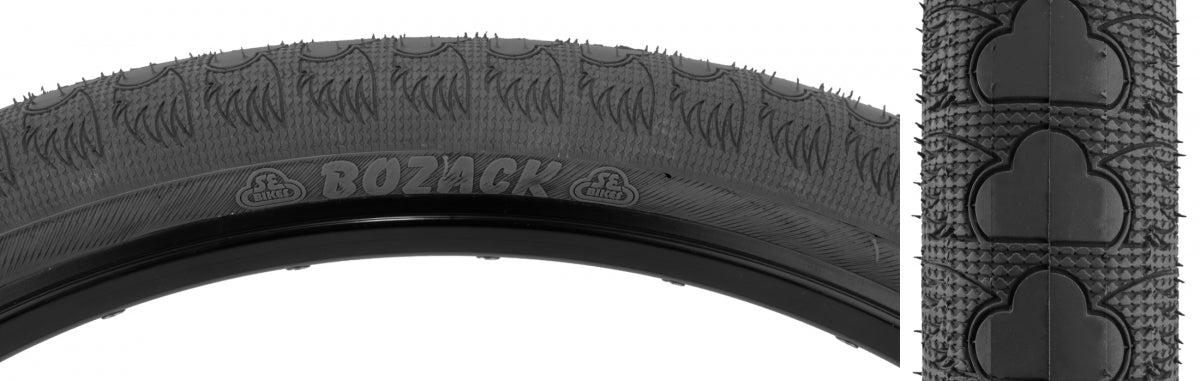 SE BIKES TIRE SE BIKES SE BOZACK 26x2.4 BK/BK WIRE/27/MPC - SE BIKES