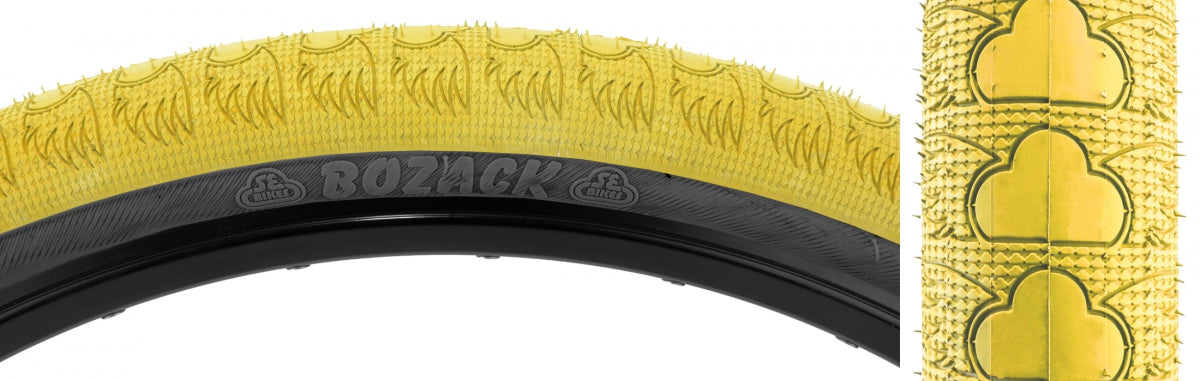 SE BIKES TIRE SE BIKES SE BOZACK 24x2.4 YEL/BK WIRE/27/MPC - SE BIKES