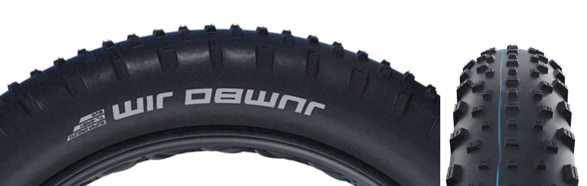 SCHWALBE TIRE SWB JUMBO JIM 26x4.4 EVO S-GROUND BK/BSK ADDIX SP-GRIP TLR FOLD - SCHWALBE