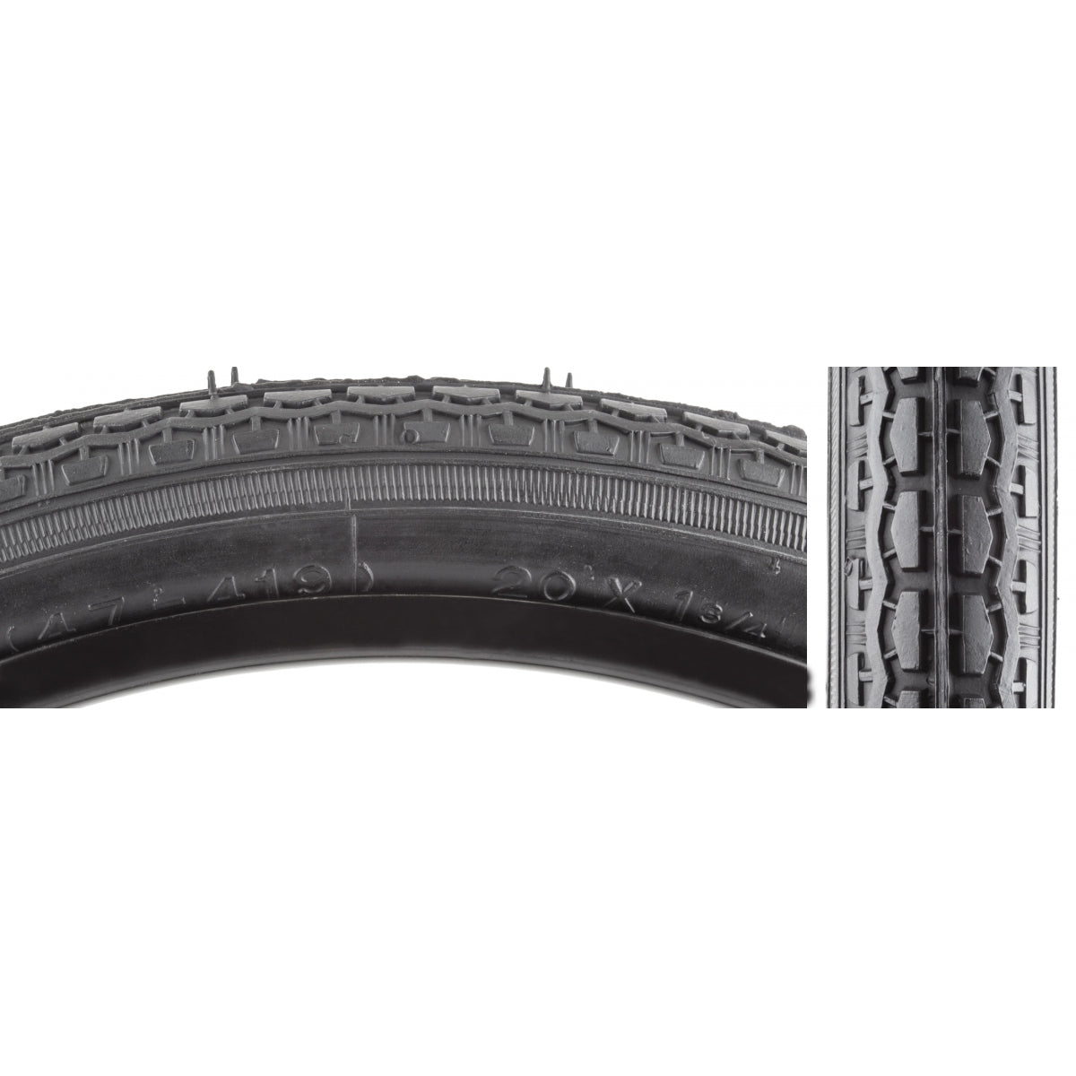 SUNLITE TIRE SUNLT 20x1-3/4 S7 BK/BK STREET WIRE - SUNLITE